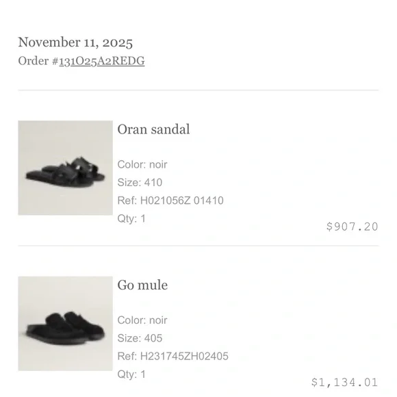 Hermes On the Go Mules, 40.5 - Picture 5 of 5